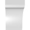 Ekena Millwork 6-in. W x 6-in. D x 10-in. H Legacy Architectural Grade PVC Knee Brace BRCP06X06X10LEC - alternate 4